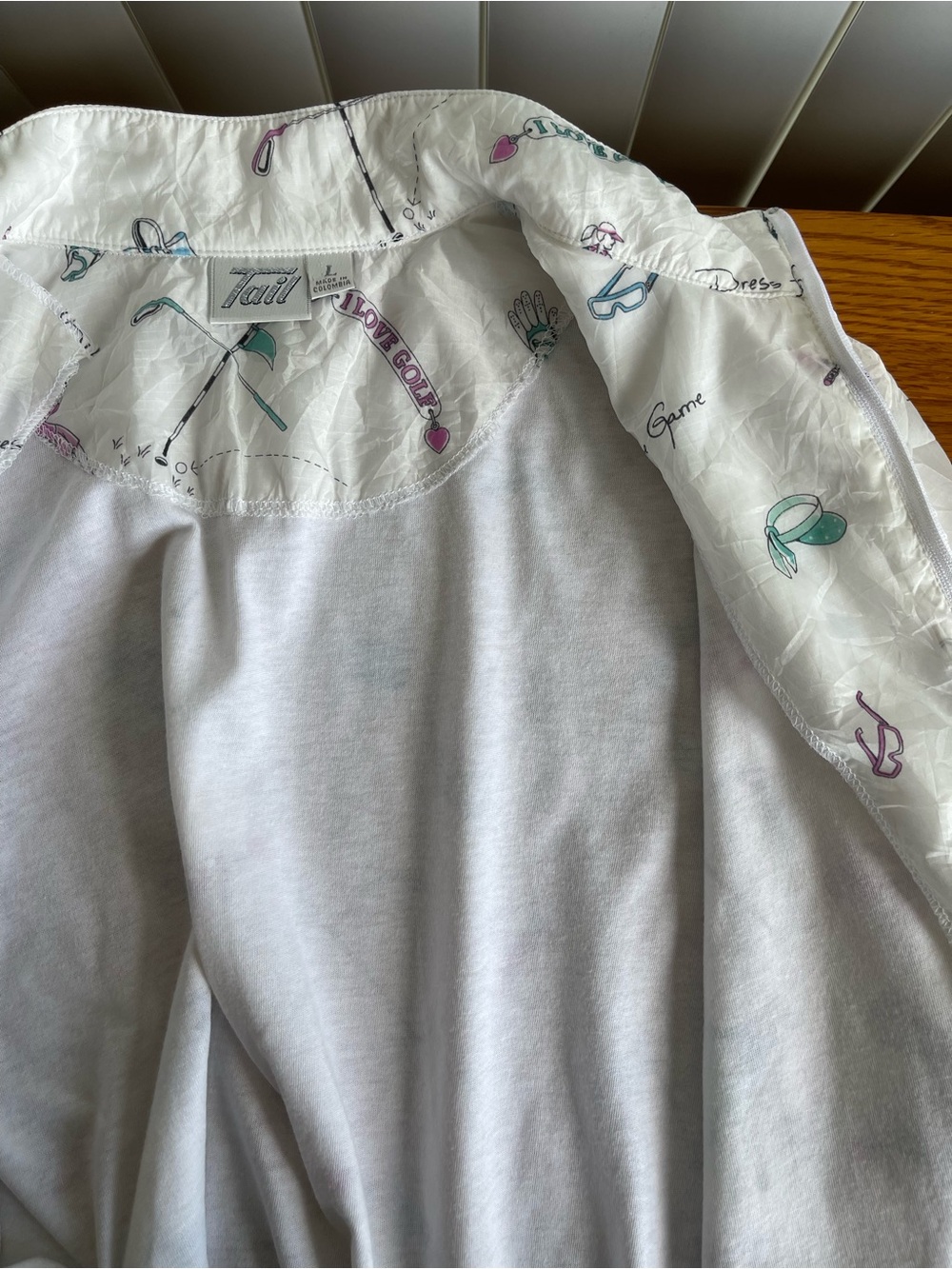 Vintage Tail Golf Novelty Windbreaker Jacket Large - Picture 13 of 16